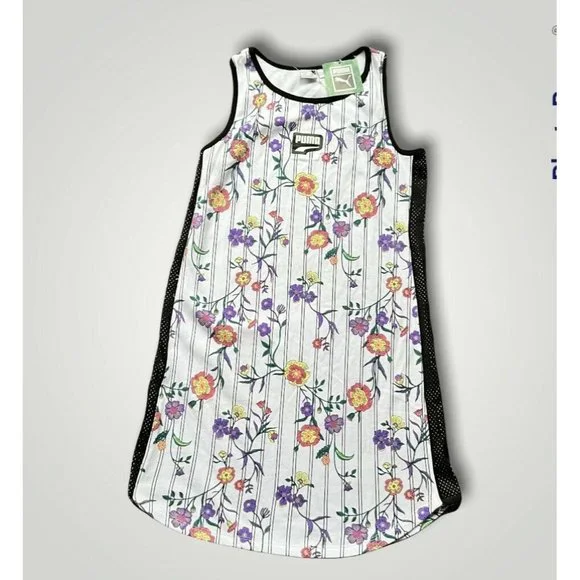 puma t shirt dress plus size PUMA - Women - ESS Slim Tee Dress